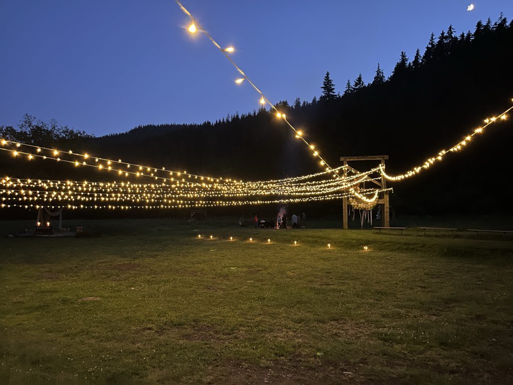 světelné řetězy 1km